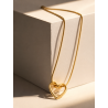 Eternal Knot Heart Necklace | Premium Micro Gold Plated Necklace | ASVIYA