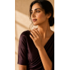 Éclat Beaded Crystal Ring | Elegant Gold Plated Ring for Women | ASVIYA