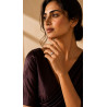 Elara Oval Solitaire Silver Ring for Women | ASVIYA