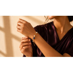 ASVIYA Azure Élan Bracelet for Women | Elegant Blue Bracelet