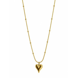 Amour Heart Necklace | Premium Micro Gold Plated Necklace | ASVIYA