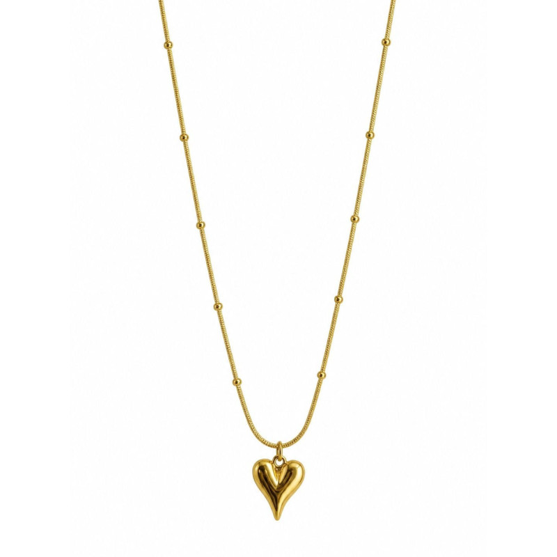 Amour Heart Necklace | Premium Micro Gold Plated Necklace | ASVIYA
