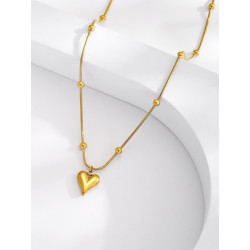 Amour Heart Necklace | Premium Micro Gold Plated Necklace | ASVIYA