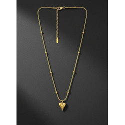 Amour Heart Necklace | Premium Micro Gold Plated Necklace | ASVIYA