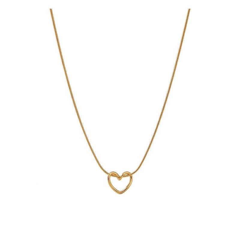 Eternal Knot Heart Necklace | Premium Micro Gold Plated Necklace | ASVIYA