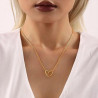 Eternal Knot Heart Necklace | Premium Micro Gold Plated Necklace | ASVIYA