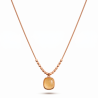 Champagne Lumière Pendant Necklace | Premium Micro Gold Plated Necklace – ASVIYA
