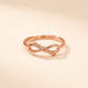 Éloise Ribbon Ring | Gold Plated Bow Ring for Women | ASVIYA