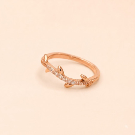Aurelia Vine Ring | Gold Plated Leaf Ring for Women | ASVIYA