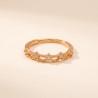 Fleur Élégance Ring | Floral Gold Plated Ring | ASVIYA