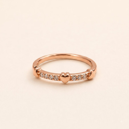 Amoura Éclat Ring | Micro Gold Plated Heart Ring | ASVIYA