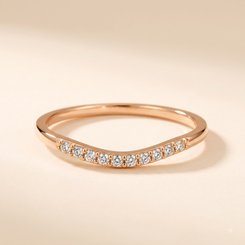 Lumière Éclat Ring | Micro Gold Plated Ring | ASVIYA
