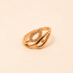 Celestia Eye Ring | Premium Micro Gold Plated Adjustable Ring | ASVIYA