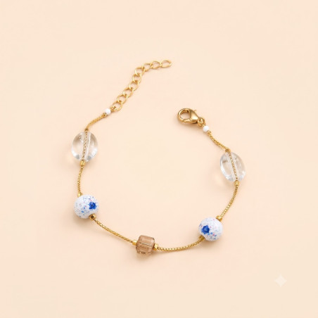 ASVIYA Celestia Bloom Crystal Bracelet | Elegant Bracelet