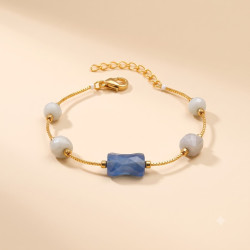 ASVIYA Azure Élan Bracelet for Women | Elegant Blue Bracelet