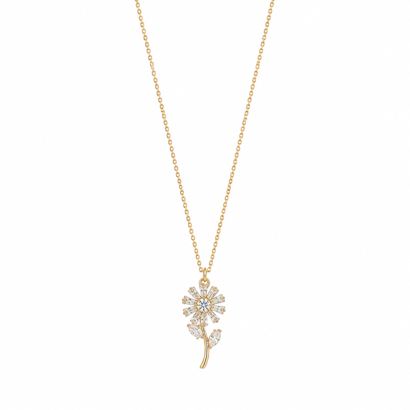Flora Éclat Rotating Flower Necklace | ASVIYA