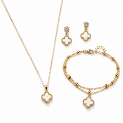 Aurelia Clover Luxe Jewellery Set | ASVIYA