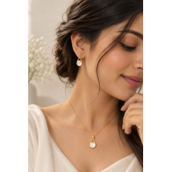 Élise Lumière Necklace & Earring Set | ASVIYA