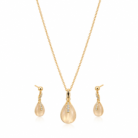 Aurelia Éclat Necklace & Earring Set | ASVIYA