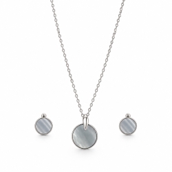 Aurelia Argenté Necklace & Earring Set | ASVIYA