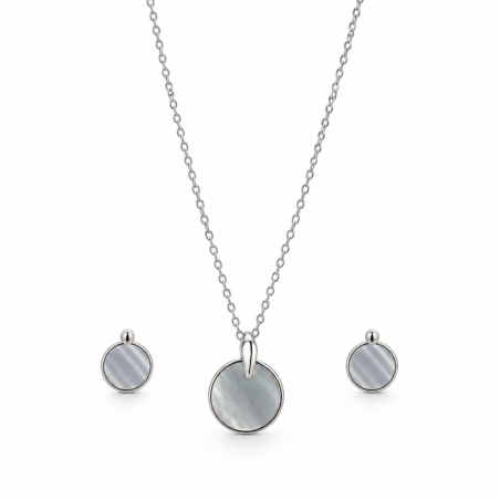 Aurelia Argenté Necklace & Earring Set | ASVIYA