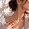 Celestia Bleu Éclat Necklace & Earring Set | ASVIYA
