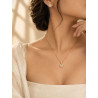 Aurelia Amour Heart Necklace & Earring Set | ASVIYA