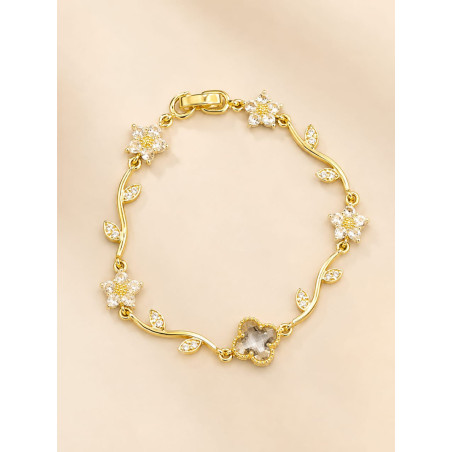 Flora Grace Bracelet | Premium Micro Gold Plated Bracelet | ASVIYA