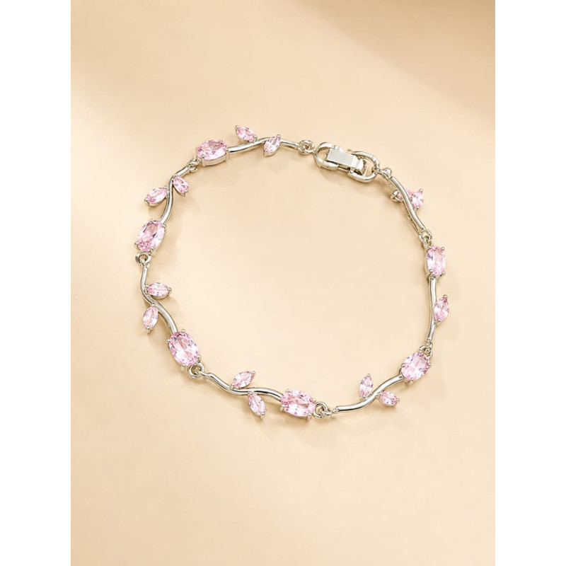 Tulip Rosé Bloom Bracelet | Pink Crystal Luxury Bracelet | ASVIYA