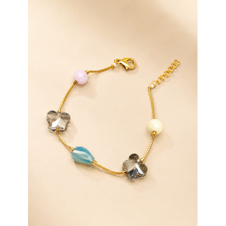 Butterfly Bloom Bracelet | Crystal Charm Bracelet | ASVIYA