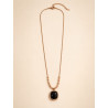 Noir Élégance Pendant Necklace | Premium Micro Gold Plated Necklace – ASVIYA