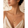 Champagne Lumière Pendant Necklace | Premium Micro Gold Plated Necklace – ASVIYA