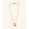 Twin Heart Necklace | Premium Micro Gold Plated Necklace | ASVIYA