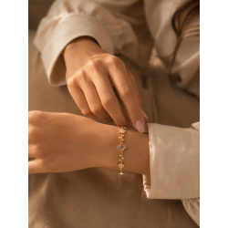 Flora Grace Bracelet | Premium Micro Gold Plated Bracelet | ASVIYA